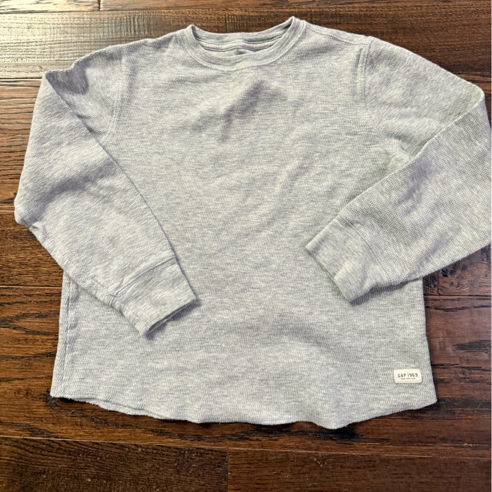 Kids Gap Heather Gray Kids Long Sleeve thermal size 8